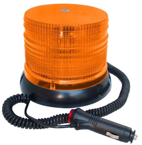 Baliza Led Ámbar con enchufe