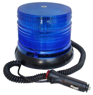 Baliza Led Azul con enchufe
